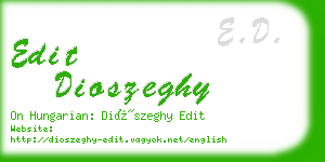 edit dioszeghy business card